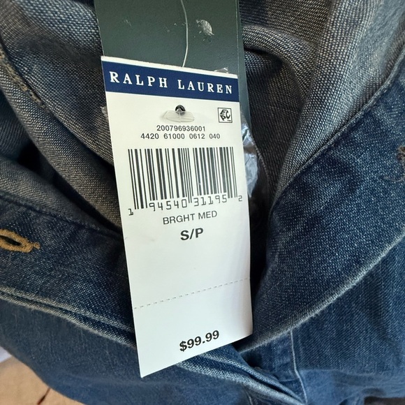 Ralph Lauren Blue Denim Shirt Dress - Picture 5 of 7